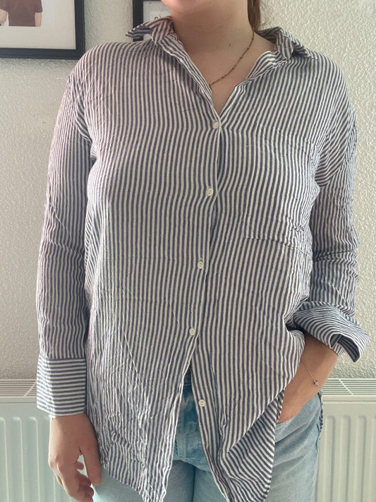 Chemise rayée oversize