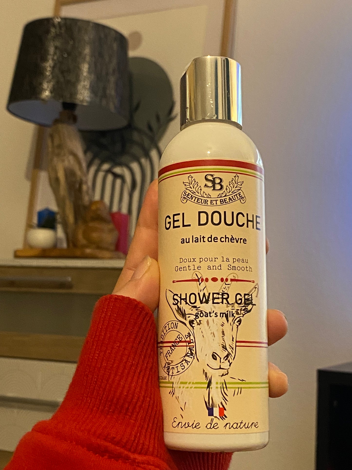 Gel douche lait de chèvre