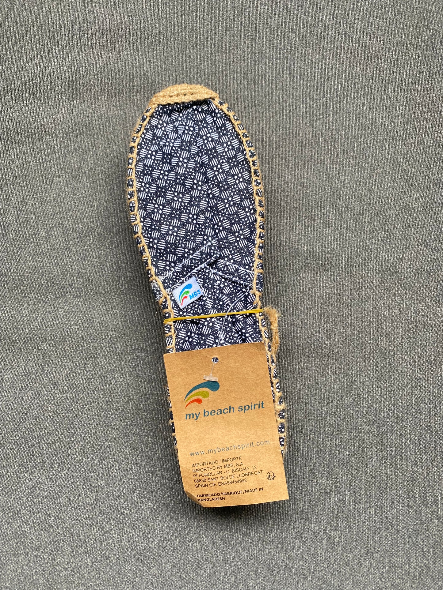 Espadrille bleu