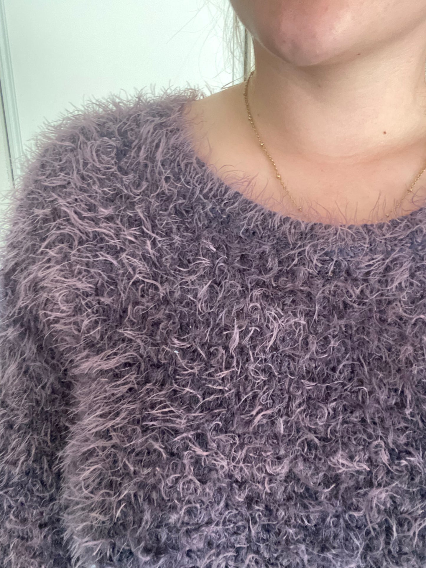 Pull mauve