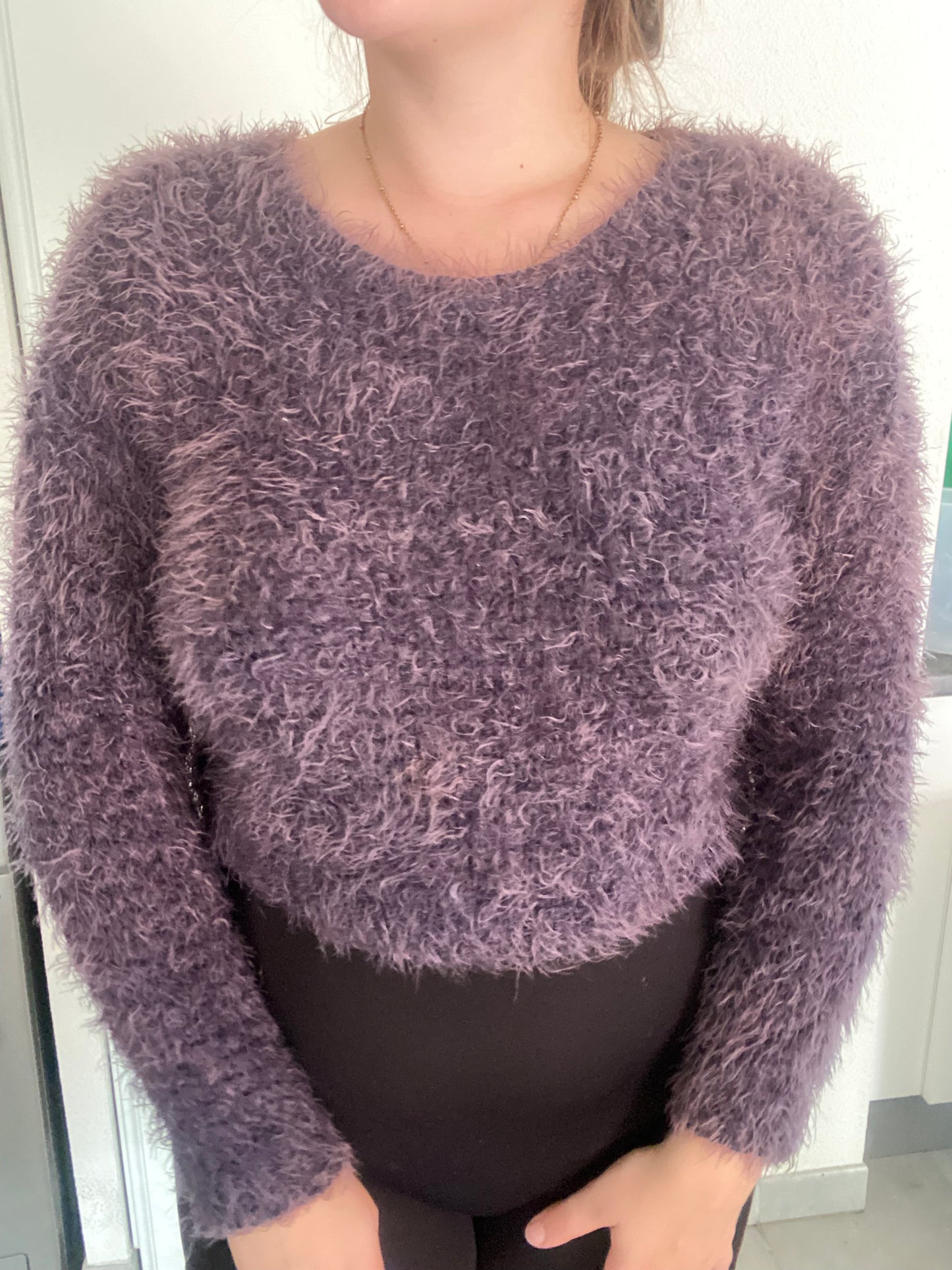 Pull mauve