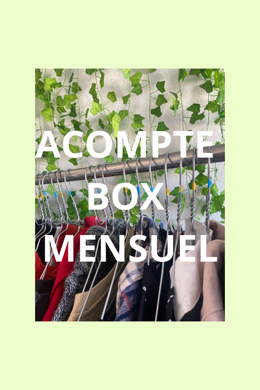 Acompte box mensuelle