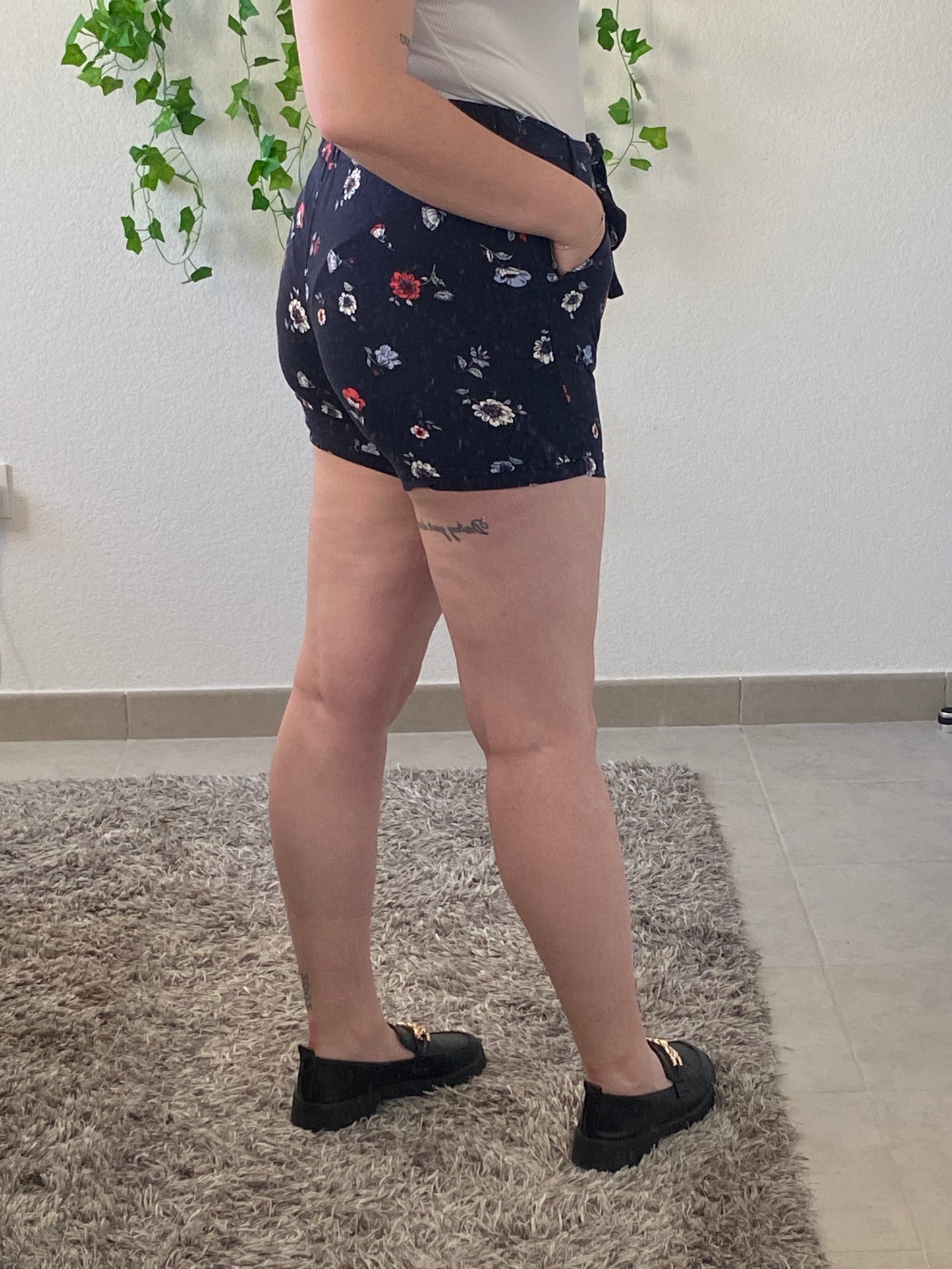 Short à fleur